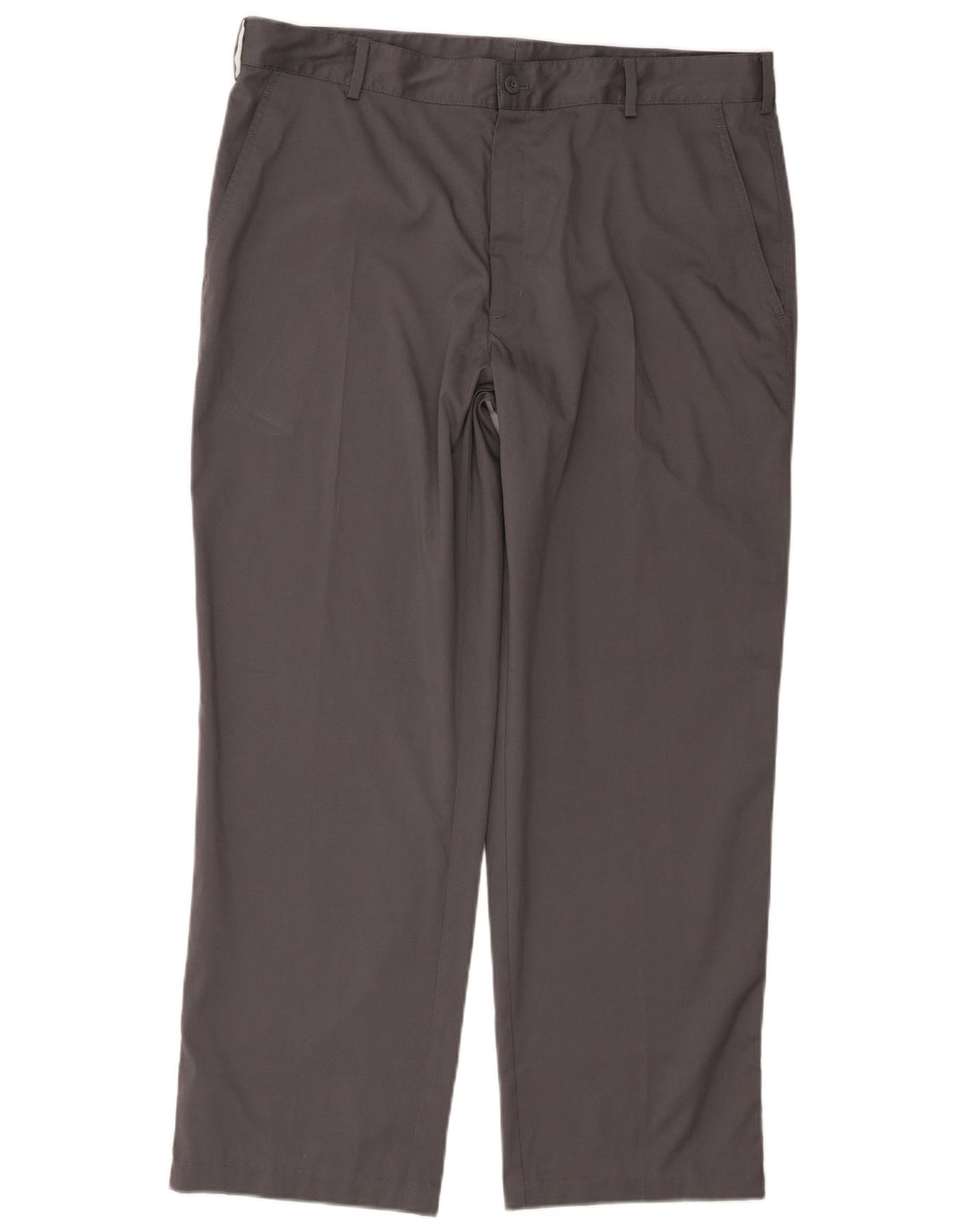 Nike Herren Dri Fit Straight Chino Hose W36 L30 Graues Polyester