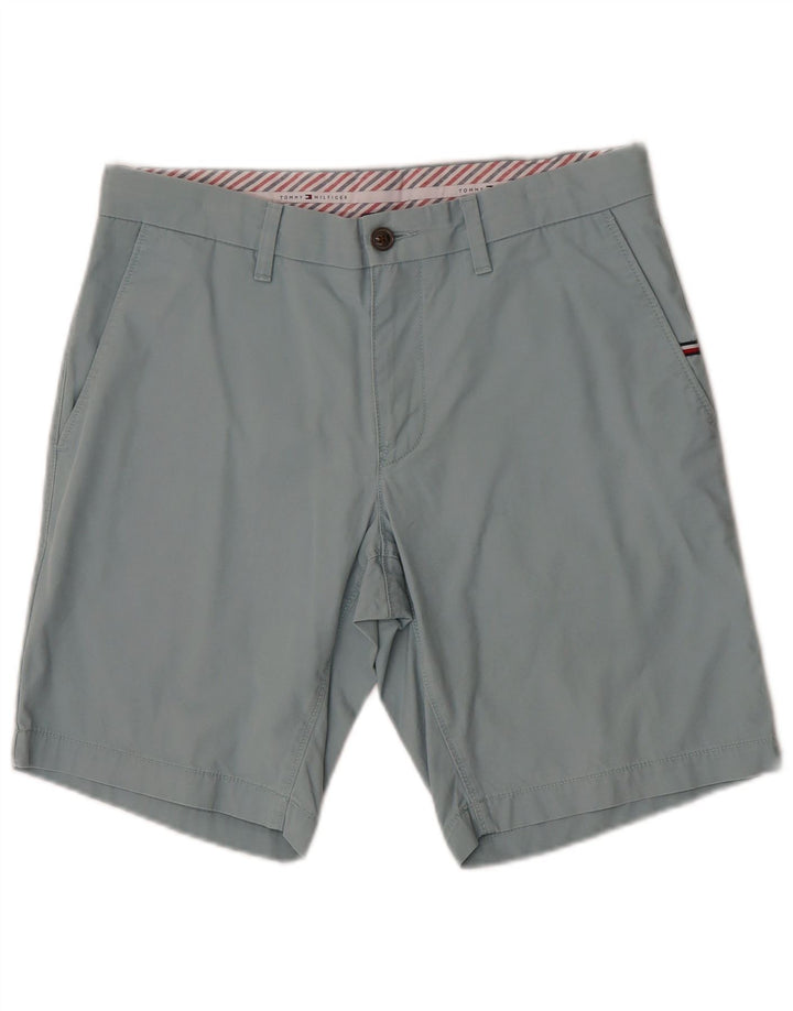 Tommy Hilfiger Herren Chinoshorts W32 mittelblaue Baumwolle