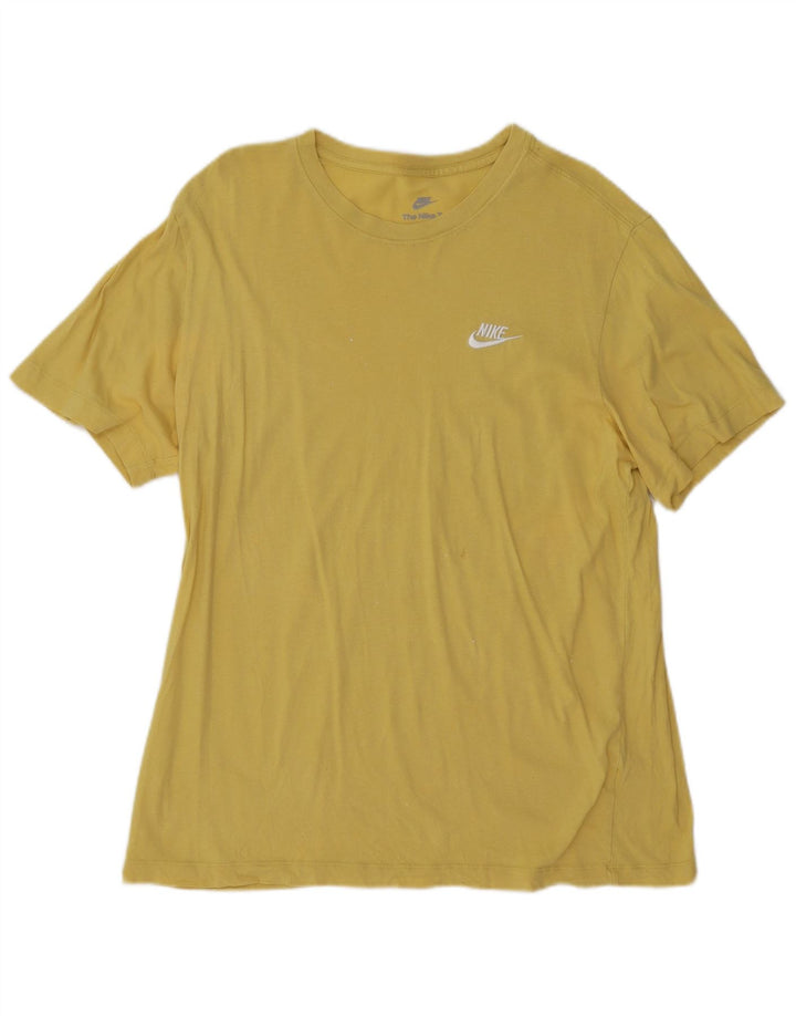 Nike Herren T-Shirt Top Mittelgelb