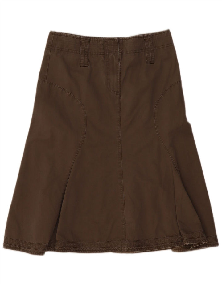 FAT FACE Damen A-Linienrock UK 8 Small W30 Khaki
