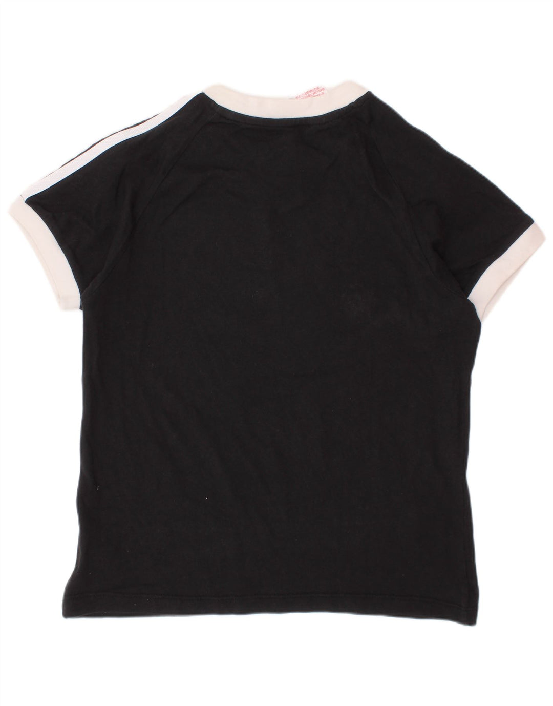 ADIDAS T-Shirt für Jungen, 7–8 Jahre, XS, schwarze Baumwolle