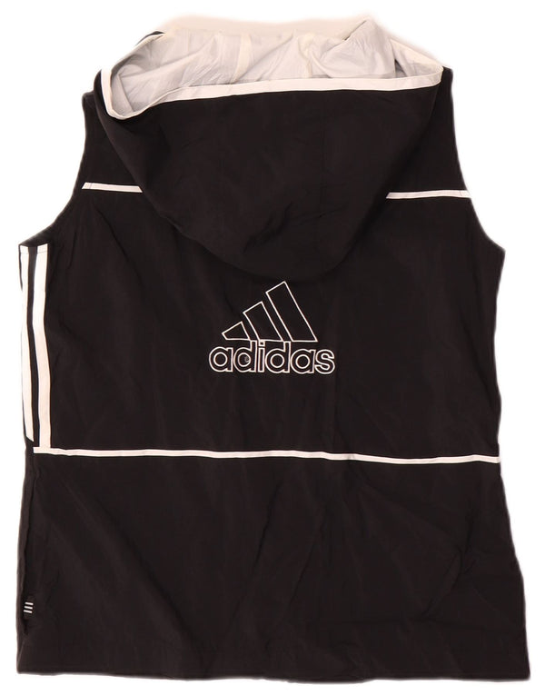 Adidas Damen Graphic ärmellose Trainingsjacke, UK 10, Größe S, Schwarz
