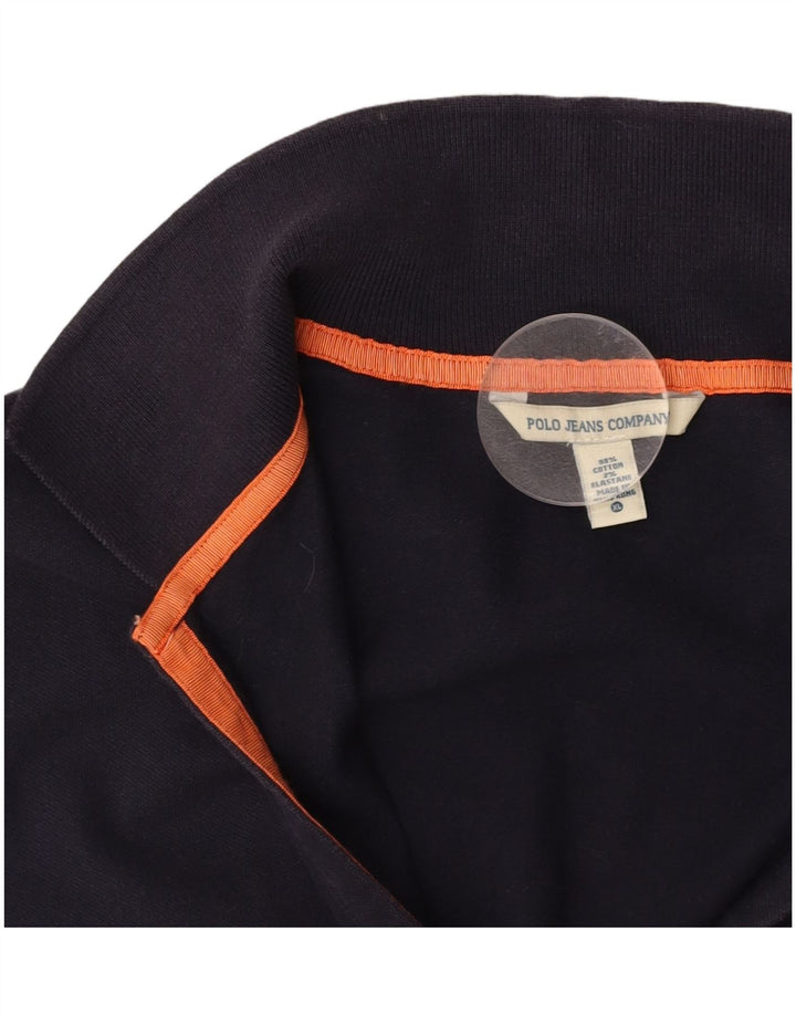 POLO RALPH LAUREN Damen Polokleid UK 18 XL Marineblaue Baumwolle