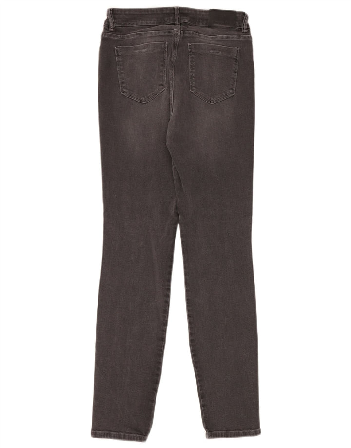 Massimo Dutti Damen Mid Rise Skinny Jeans W24 L30 Grau