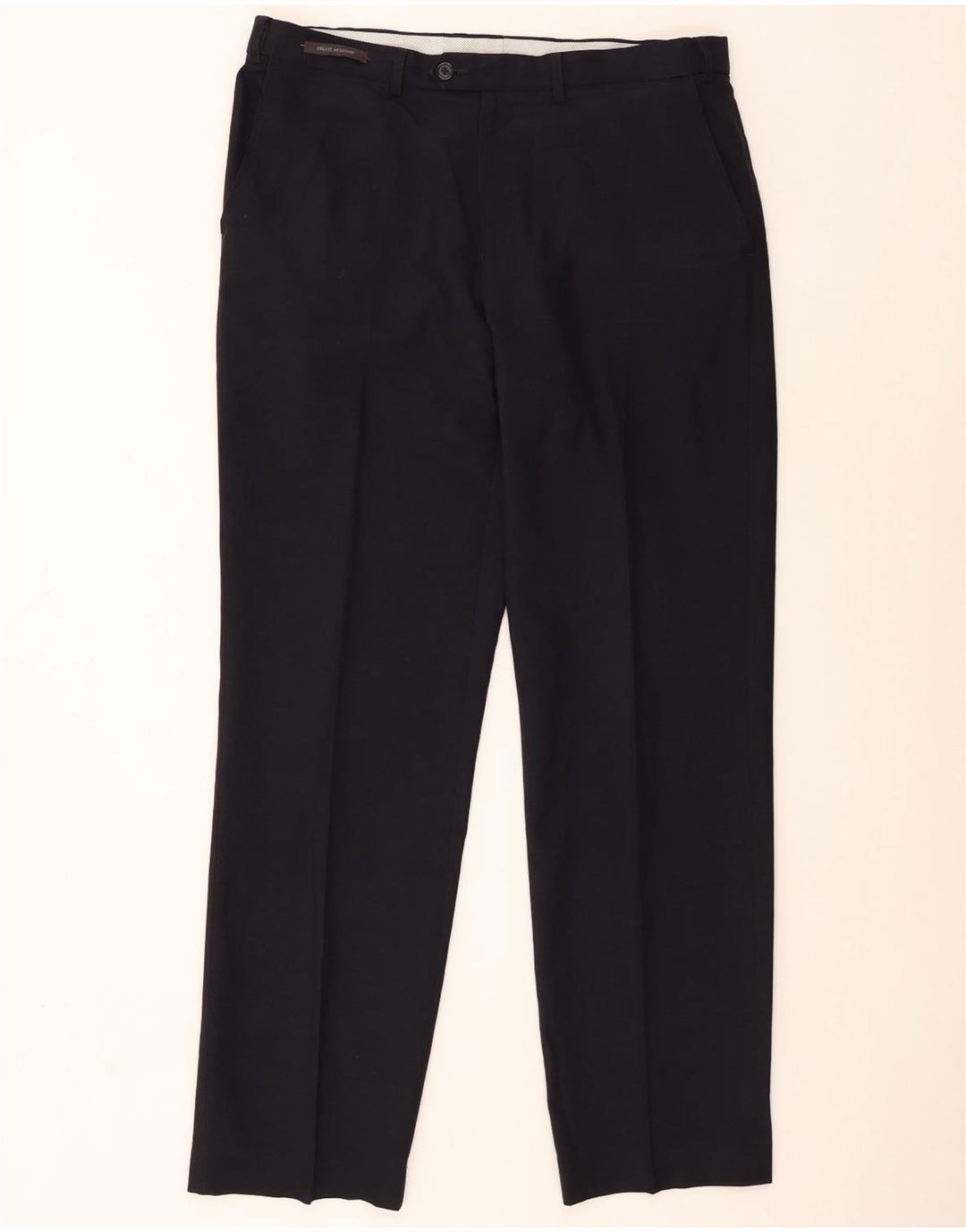 Marks & Spencer Herren-Anzughose, normal, W36, L33, Marineblau, Polyester
