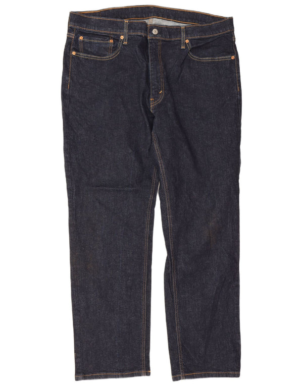 Levi's Herren 541 Straight Jeans W38 L32 Marineblaue Baumwolle