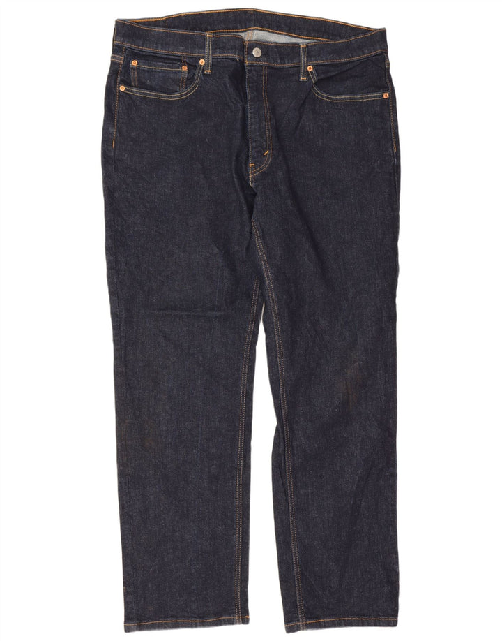 Levi's Herren 541 Straight Jeans W38 L32 Marineblaue Baumwolle