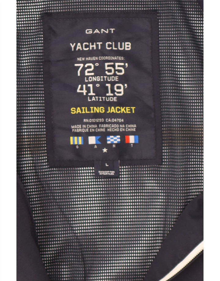 Gant Herren Bomberjacke UK 40 Large Marineblau