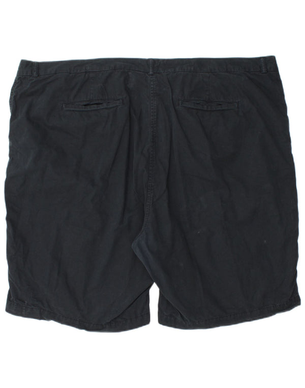Marks & Spencer Damen Chinoshorts UK 24 4XL W48 Marineblaue Baumwolle