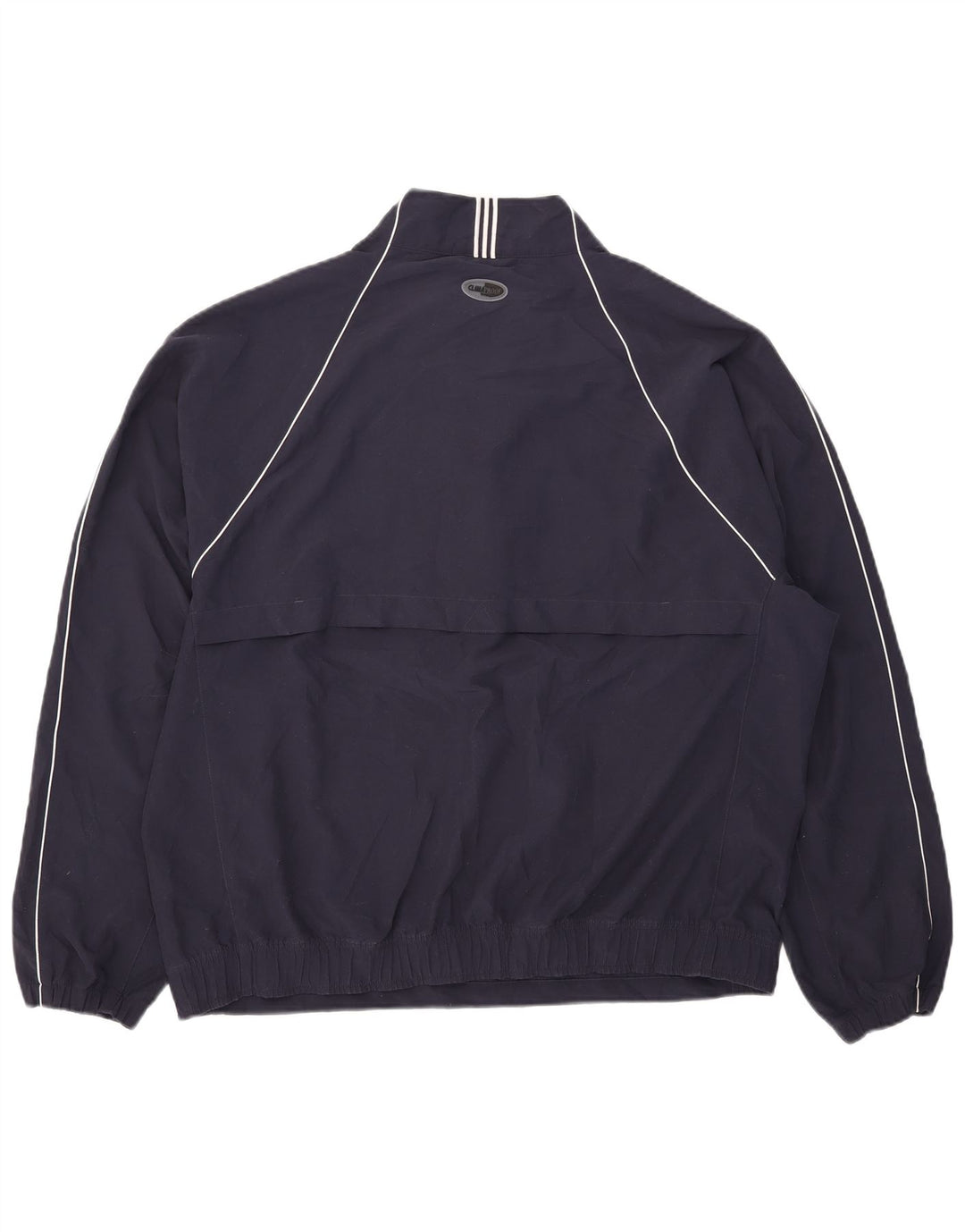 Adidas Herren Clima Proof Pullover-Trainingsanzug mit Reißverschluss, Größe L, Marineblau