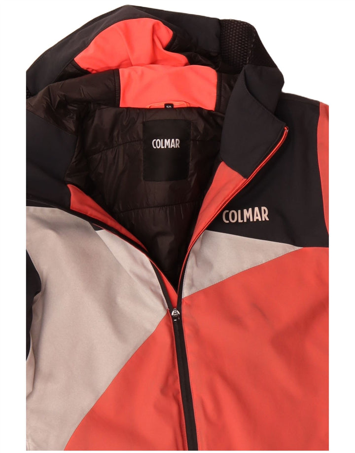 COLMAR Herren-Windjacke mit Kapuze, IT 50, groß, rosa, Farbblock