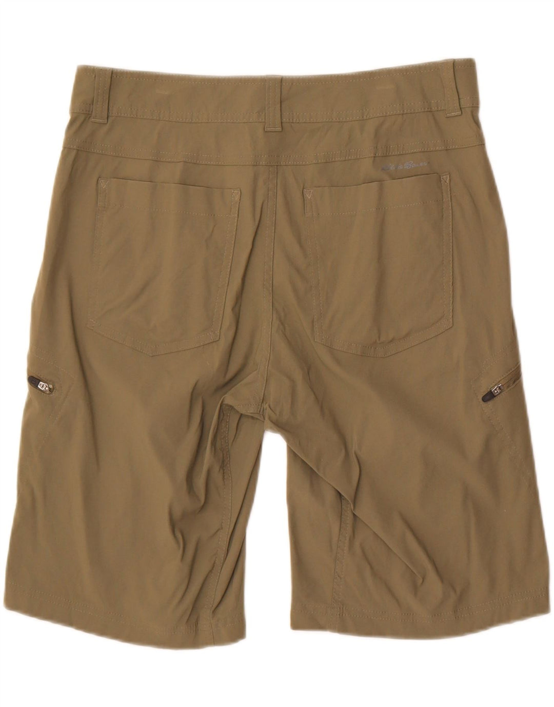 Eddie Bauer Herren Cargoshorts W34 Large Khaki Nylon