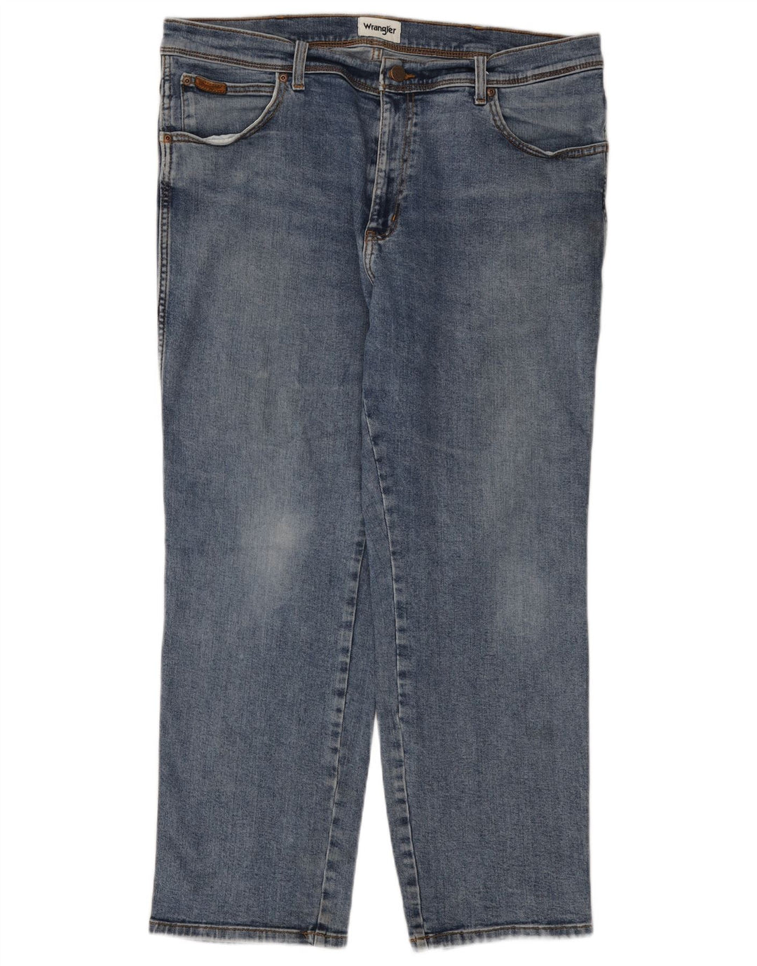 Wrangler Herren Texas Straight Jeans W40 L30 Blaue Baumwolle
