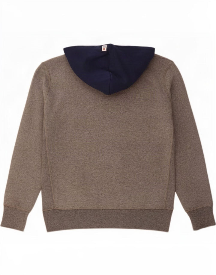 Franklin & Marshall Herren-Kapuzenpullover mit Grafik, groß, Grau, Farbblock