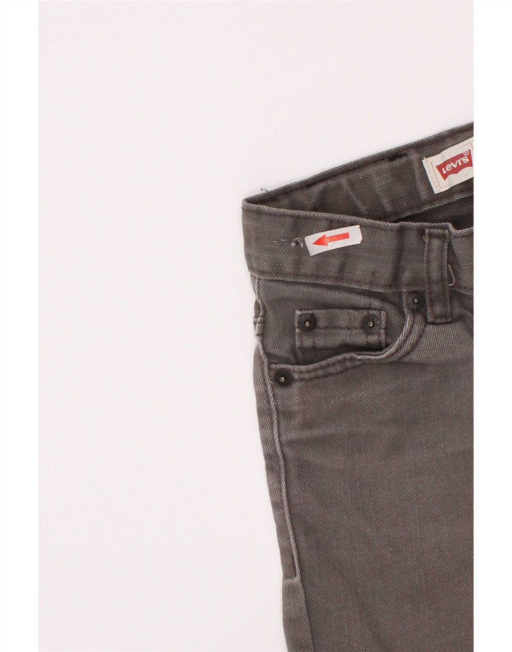 Levi's Jungen 511 Distressed Slim Jeans 4–5 Jahre W22 L18 Graue Baumwolle