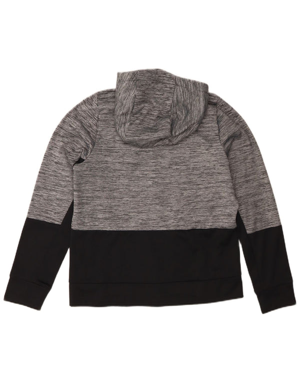 Nike Dri Fit Zip Hoodie-Pullover für Jungen, 13–14 Jahre, XL, Grau, Farbblock