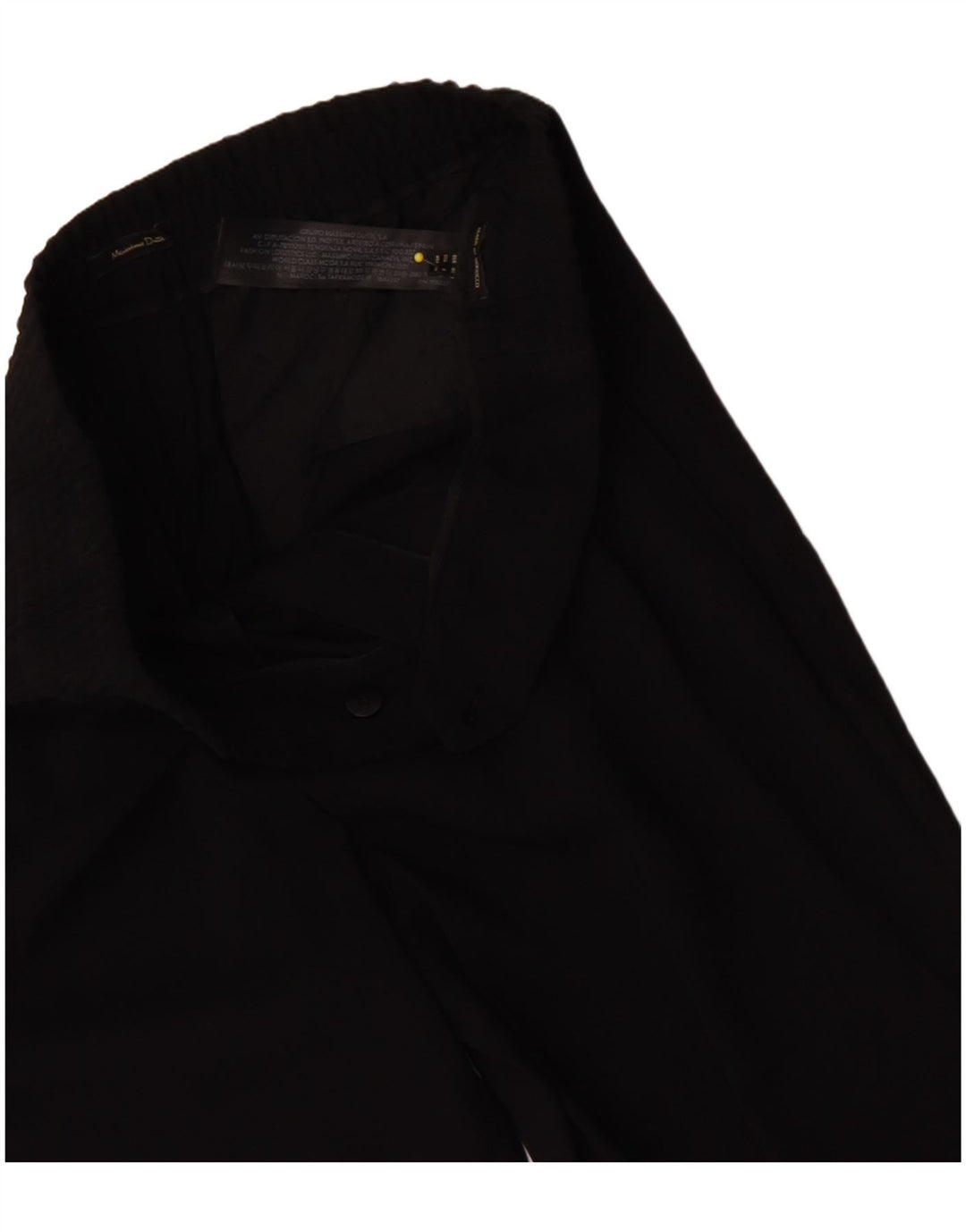 MASSIMO DUTTI Damen gerade Anzughose EU 40 Medium W30 L26 Schwarz