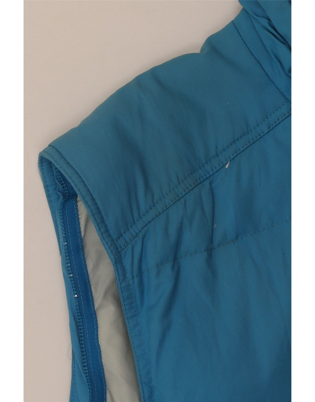 Sergio Tacchini Herren Wattierte Weste IT 48 Mittelblaue Baumwolle