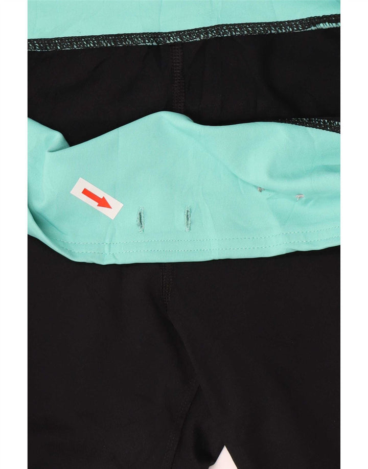 Fila Capri-Leggings für Damen, UK 12, Mittelschwarz, Farbblock
