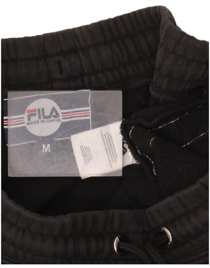 Fila Herren-Trainingshose mit Grafik, mittelschwarz, Baumwolle