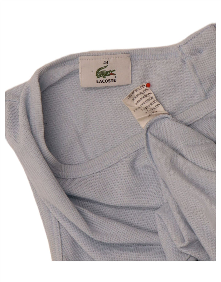 Lacoste Damen-Trägershirt, Größe 44, große blaue Baumwolle