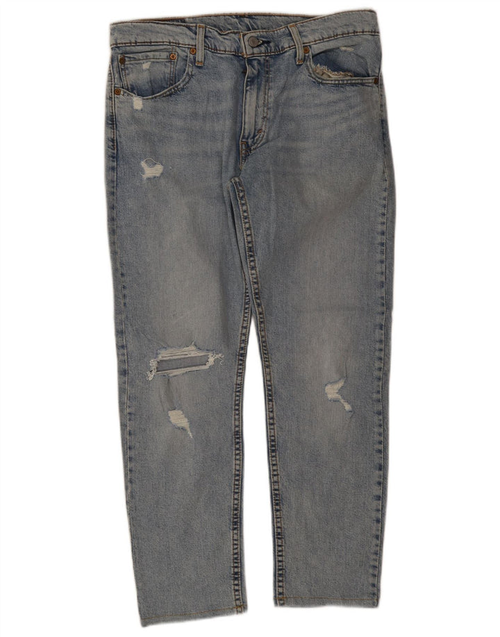 Levi's Herren 512 Distressed Slim Tapered Jeans W33 L27 Blau
