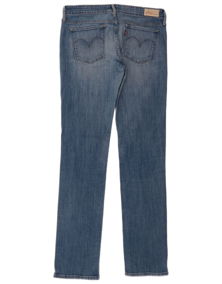 Levi's Damen Slight Curve Straight Jeans US 8 Medium W29 L33 Blaue Baumwolle