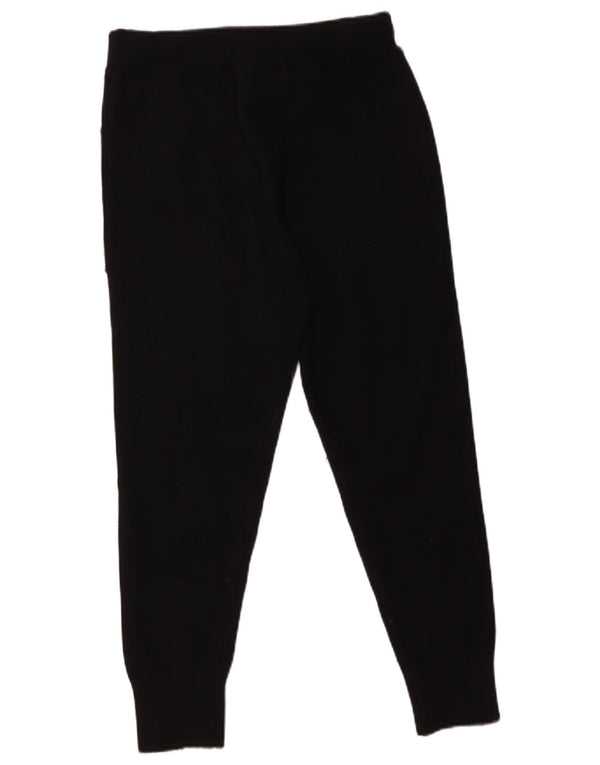Zara Damen Strick-Jogginghose, kurze Hose, Größe L, W30, L23, Schwarz