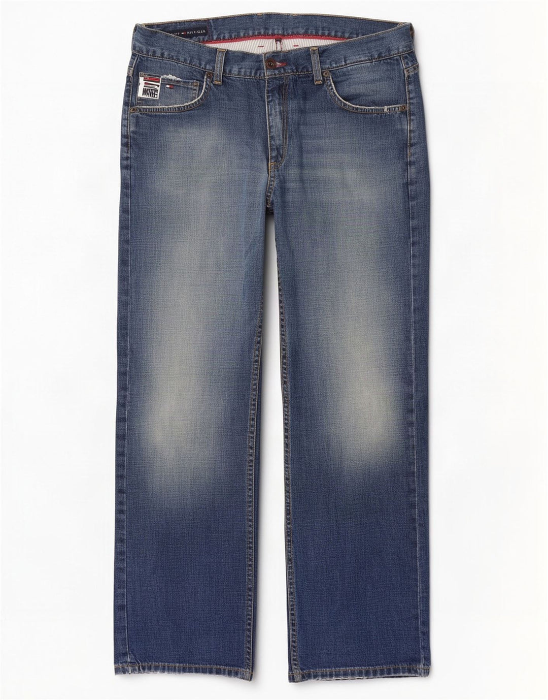 Tommy Hilfiger Herren Straight Jeans W36 L32 Blau
