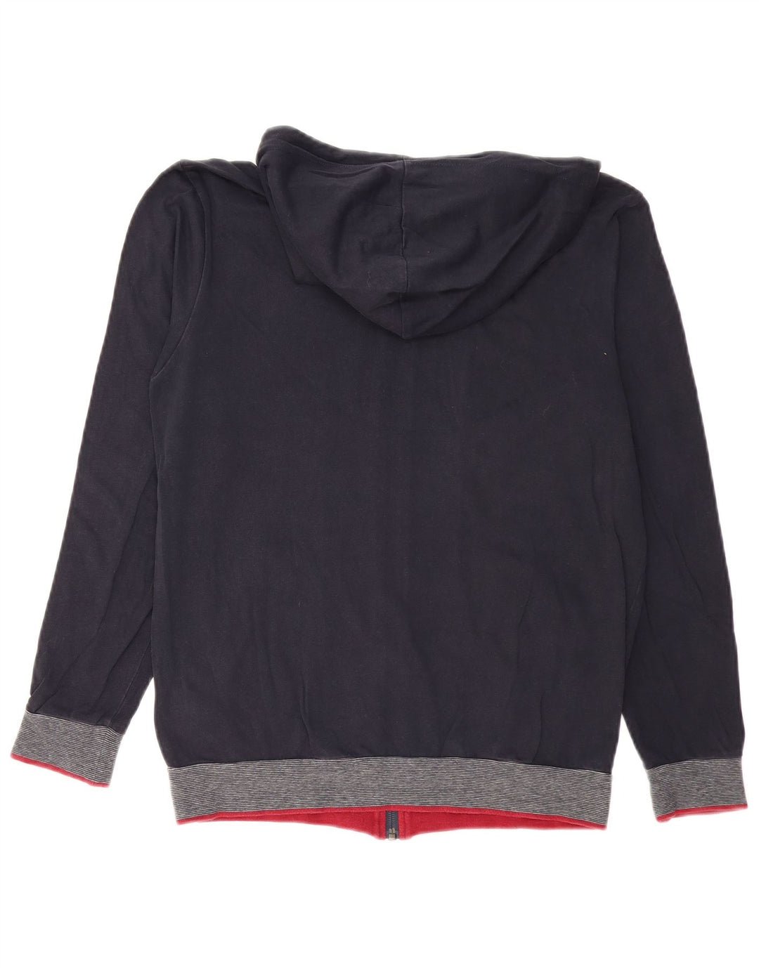 HUGO BOSS Herren-Kapuzenpullover mit Reißverschluss, Größe S, marineblaue Baumwolle