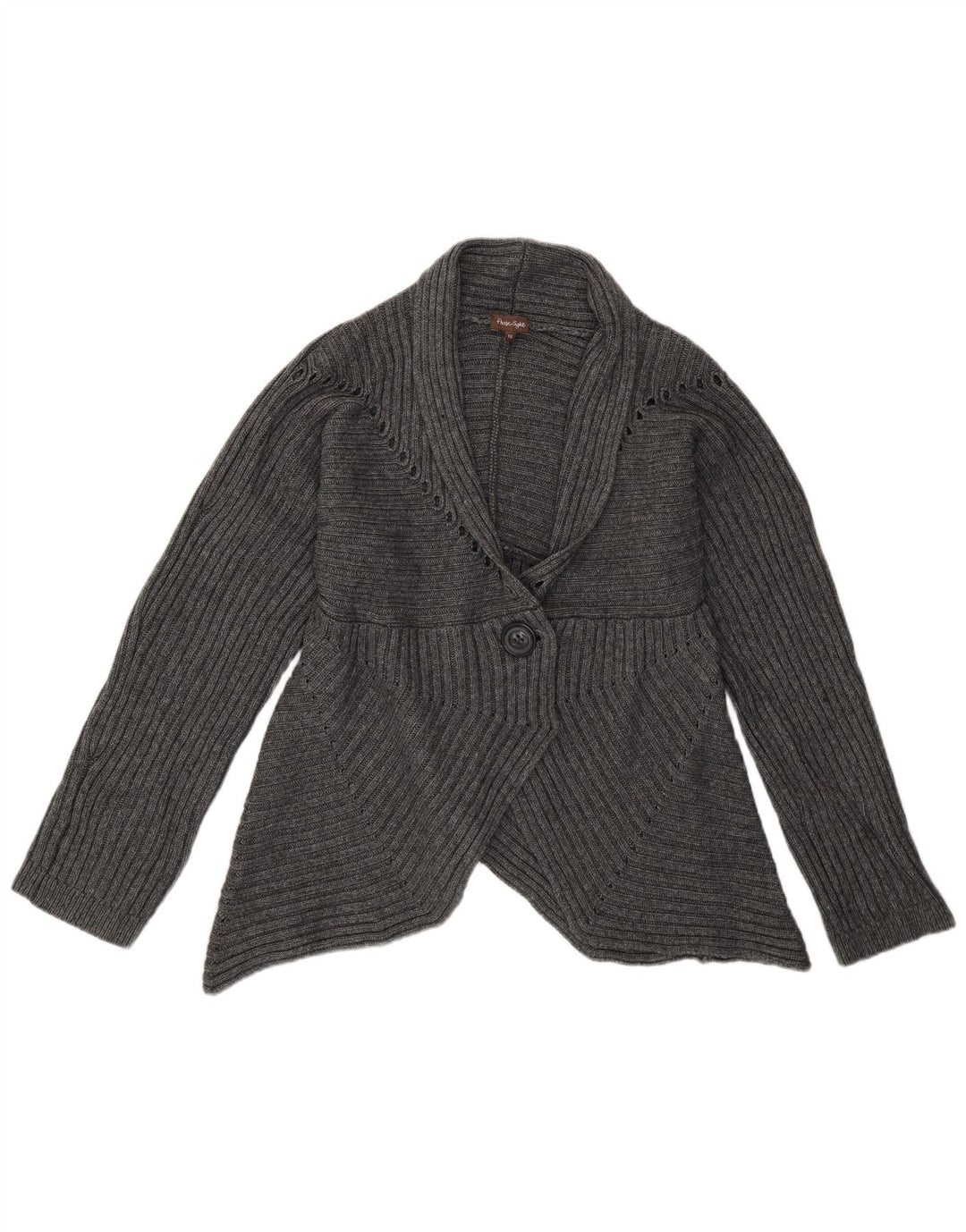 Phase Eight Damen-Cardigan-Pullover UK 16 Large Graue Viskose