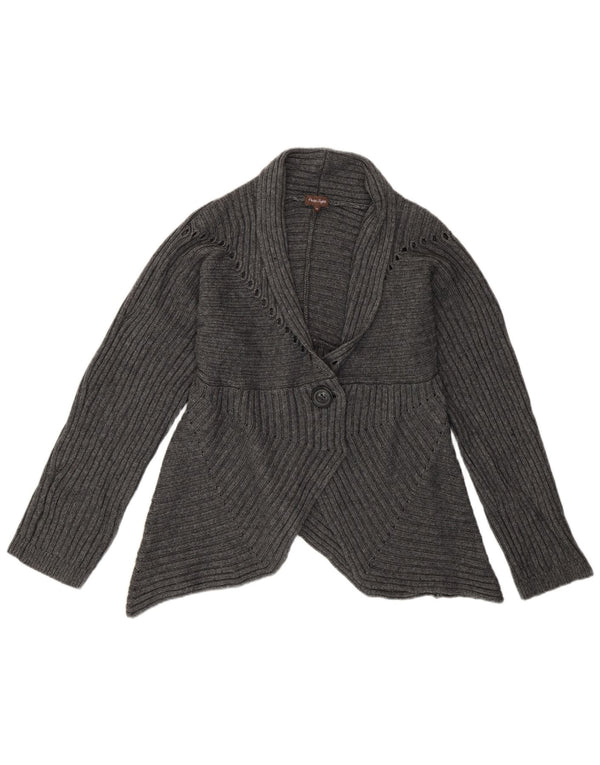 Phase Eight Damen-Cardigan-Pullover UK 16 Large Graue Viskose