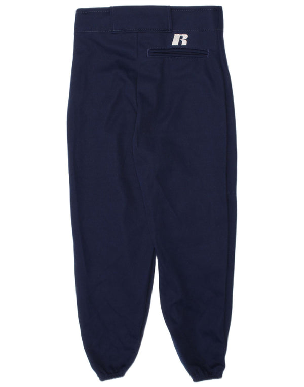 Russell Athletic Jungen-Hose, 7–8 Jahre, Größe S, W21, L17, Marineblau, Polyester