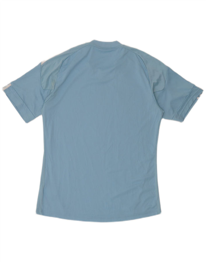 Adidas Herren Climacool T-Shirt Top, groß, blau gestreift, Polyester