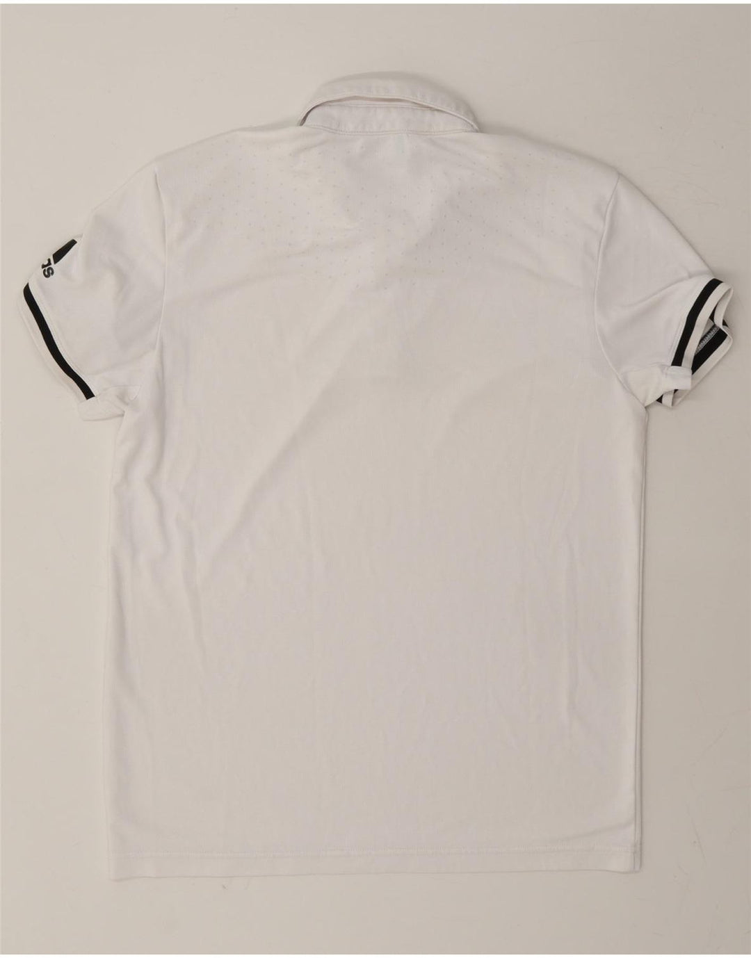 Adidas Herren Poloshirt Small Weiß Polyester