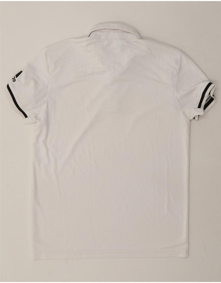 Adidas Herren Poloshirt Small Weiß Polyester