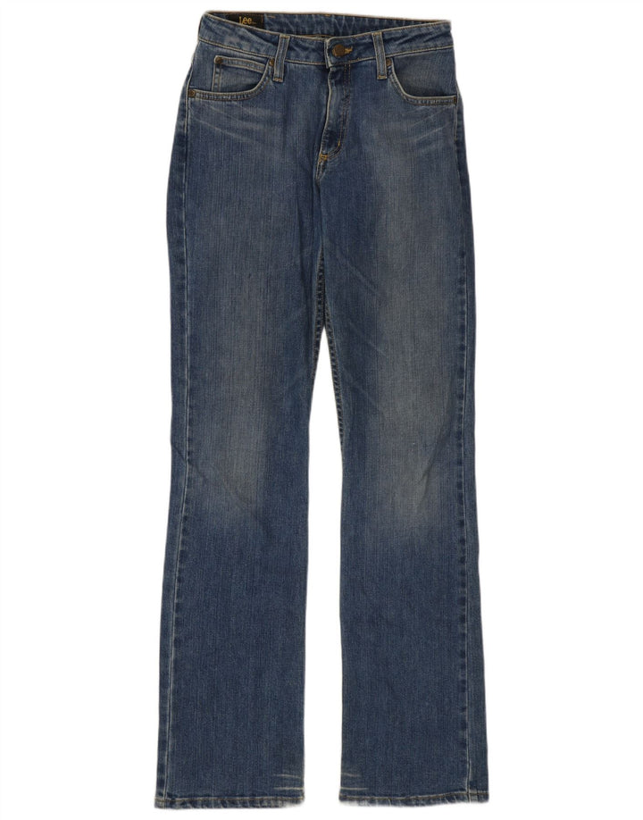 Lee Damen Cameron Bootcut Jeans W28 L33 Blaue Baumwolle