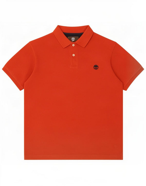 Timberland Herren-Poloshirt mit normaler Passform, kleine rote Baumwolle
