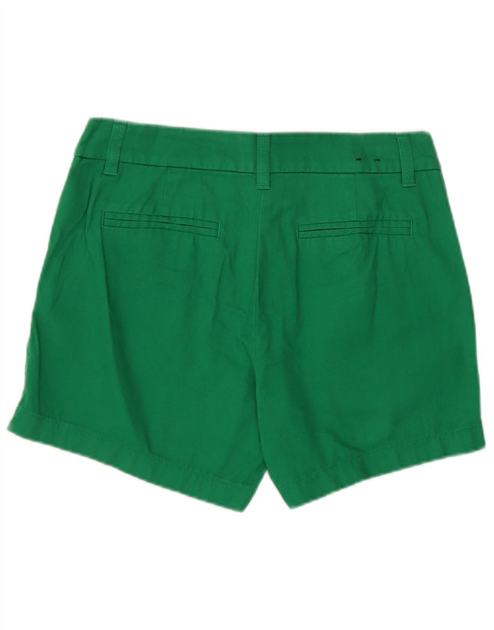 J. CREW Damen Chinoshorts US 2 XS W28 Grüne Baumwolle