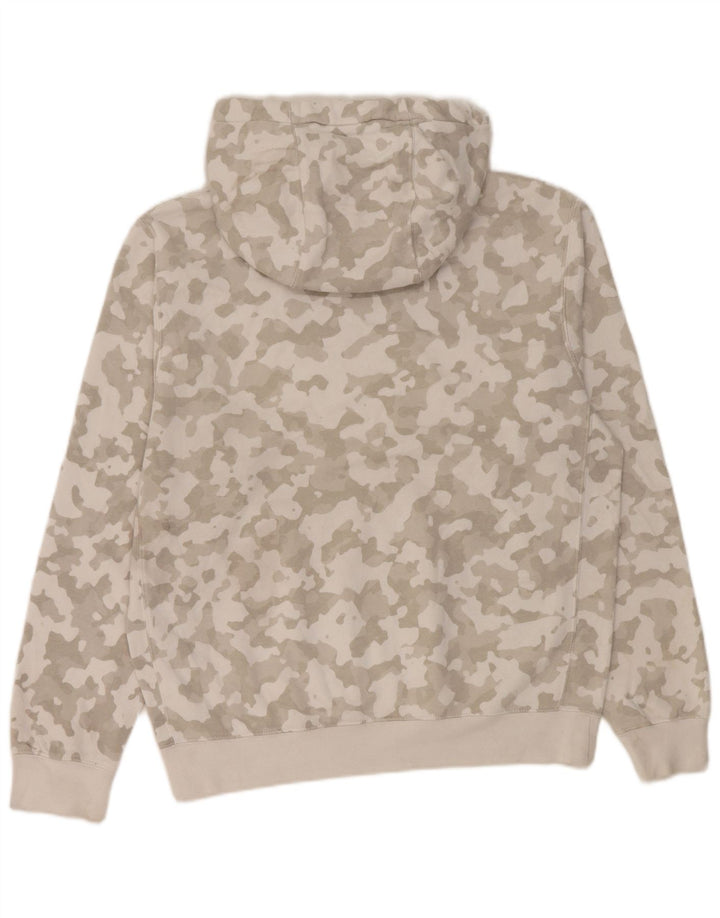 Nike Herren-Kapuzenpullover, klein, graue Camouflage-Baumwolle