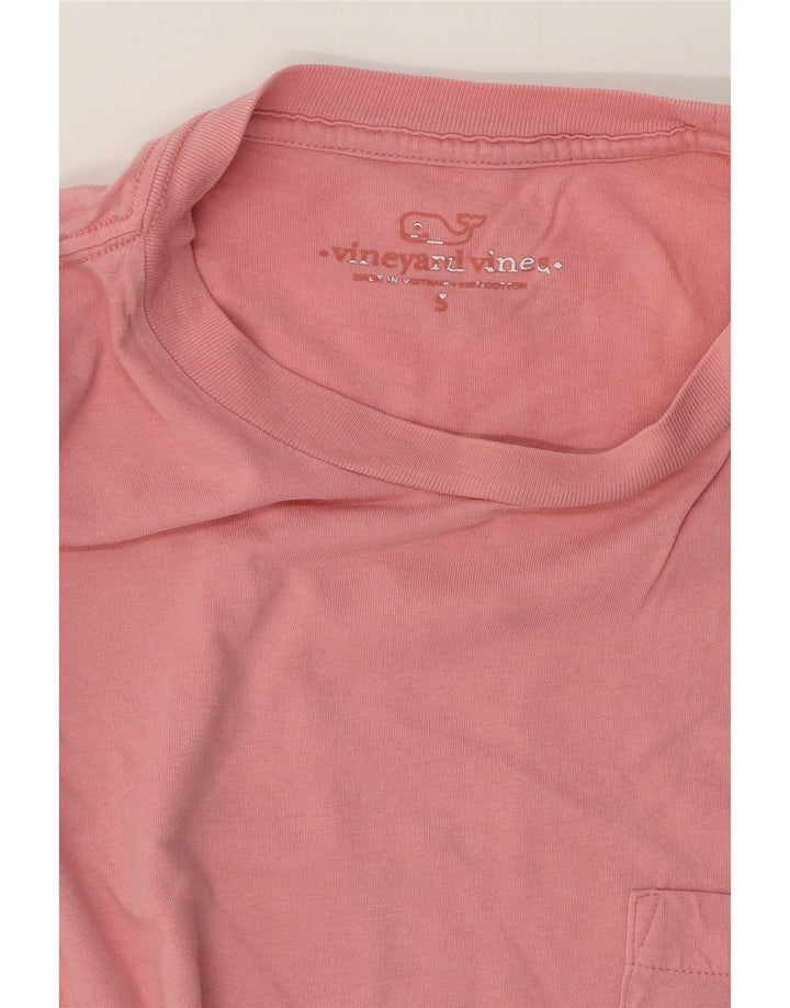 VINEYARD VINES Herren-T-Shirt mit Grafik, Größe S, rosa Baumwolle