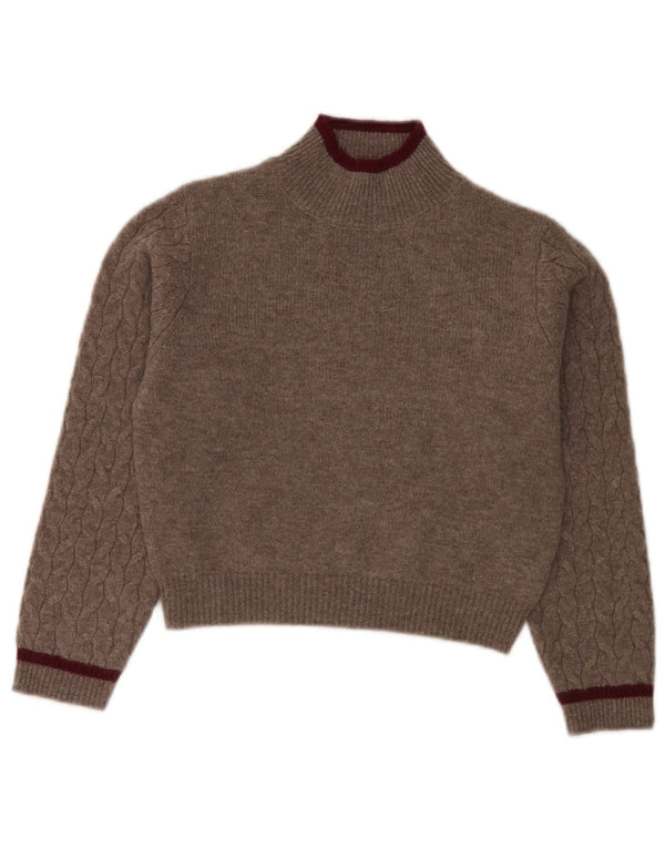 Zara Rollkragenpullover für Jungen, 8–9 Jahre, braune Wolle