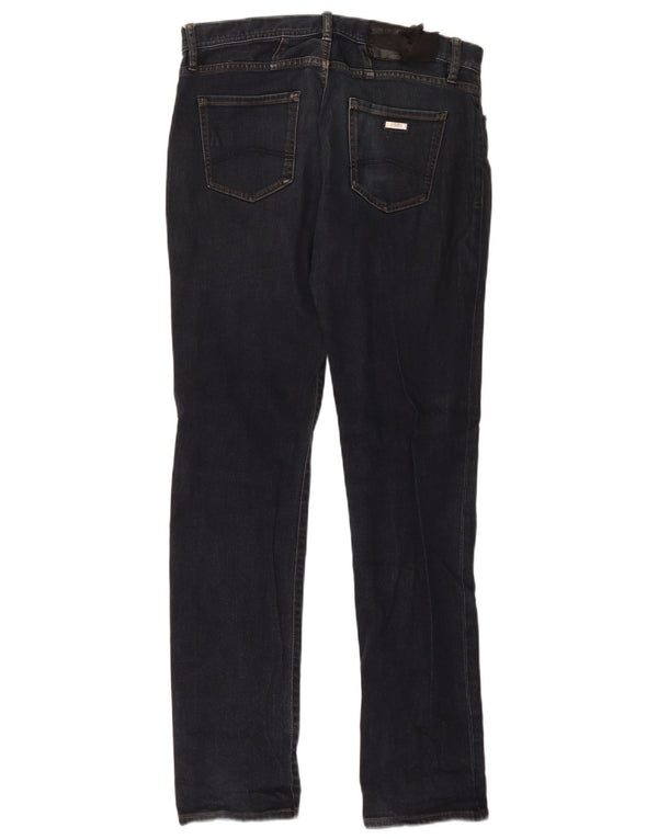 Armani Exchange Herren Straight Jeans W30 L32 Marineblau Baumwolle