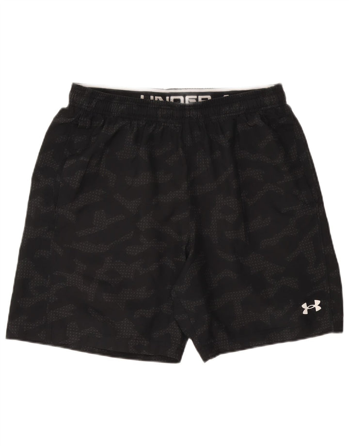 UNDER ARMOUR Herren-Sportshorts, groß, schwarz, geometrisch