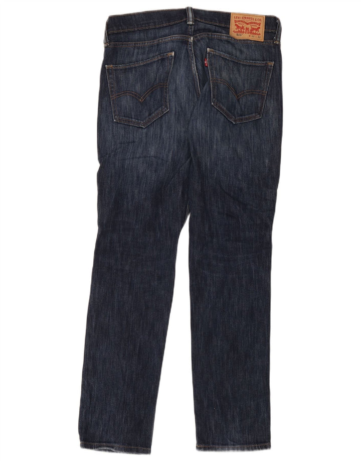 Levi's Herren 511 Slim Jeans W32 L32 Marineblau Baumwolle