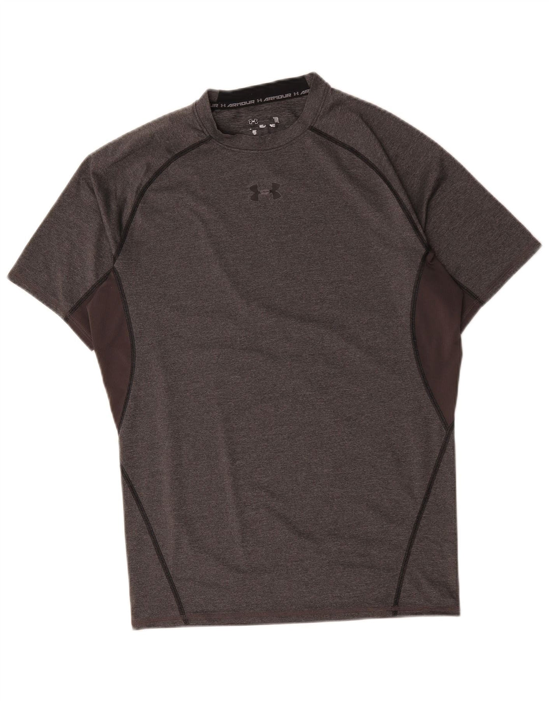 Under Armour Herren-T-Shirt-Oberteil, Mittelgrau, Farbblock