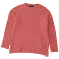 Marks & Spencer Damen-Pullover in Übergröße mit U-Boot-Ausschnitt, Gr. 10, Größe S, Rosa