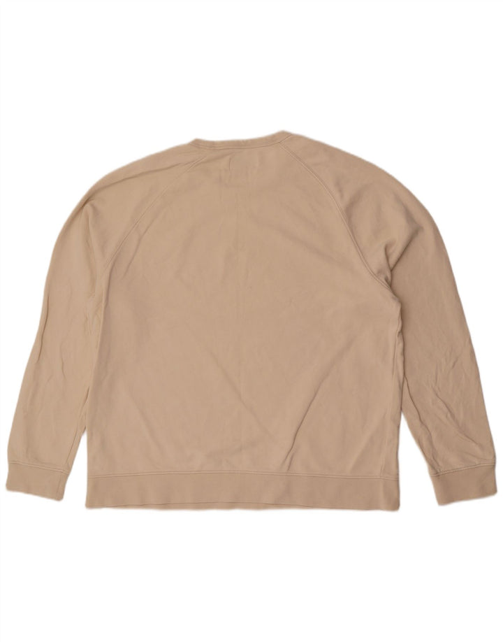 Marks & Spencer Herren Sweatshirt Pullover XL Beige Baumwolle