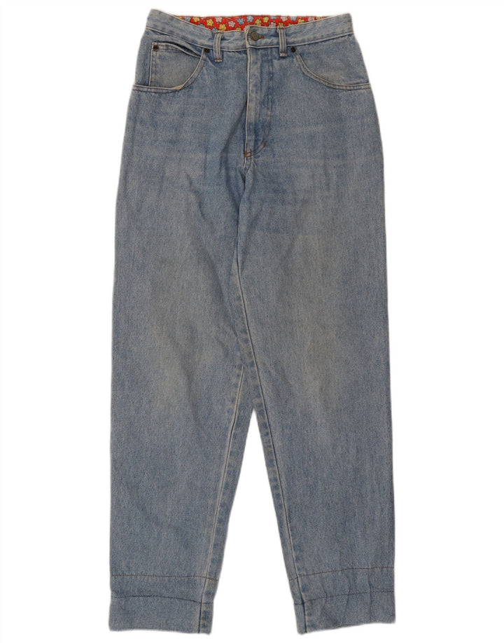 VINTAGE Womens Tapered Jeans IT 44 Medium W30 L32 Blue Cotton