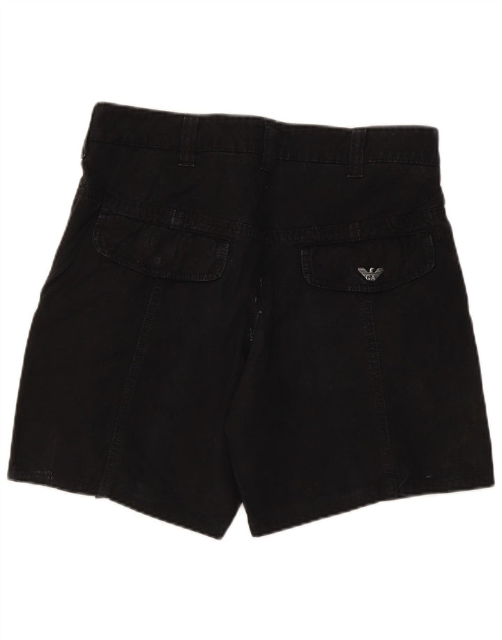 Armani Jeans Damen Chino-Shorts W30 Mittelschwarz